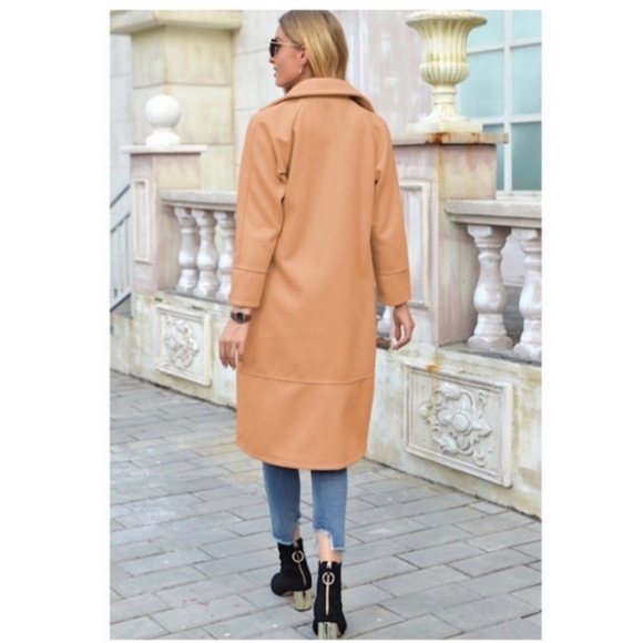 Camel Trench Coat - Picture 3 of 4